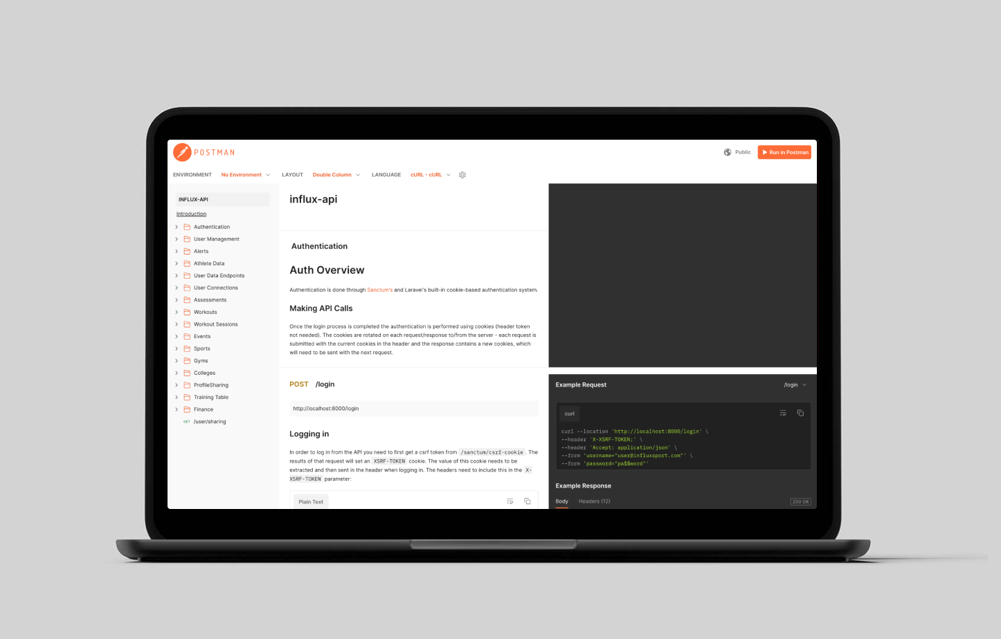 Documented REST API